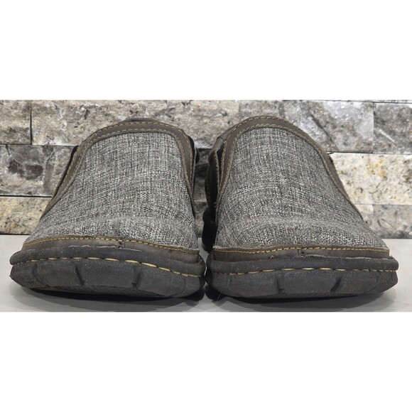 BORN Men’s Sawyer Slip On Loafers Canvas Leather Gray/Brown Casual Size 8 | 41 main image 8